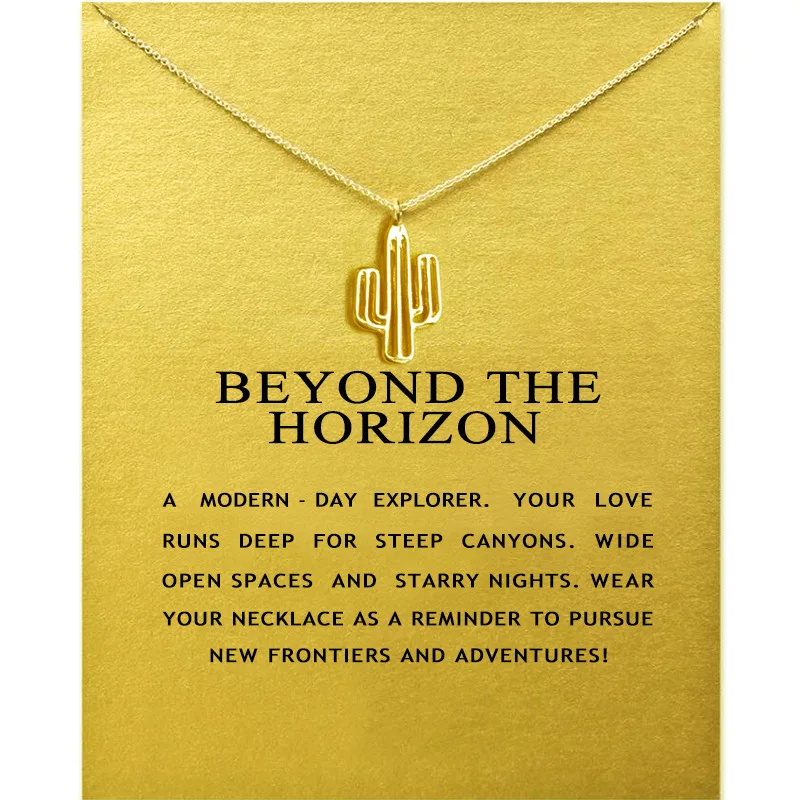 Hollow Desert Cactus Necklace With Wish Card Pendant For Women Love Gold Color Greeting Beyond The Horizon Gift Party Jewelry
Hollow Desert Cactus Necklace With Wish Card Pendant For Women Love Gold Color Greeting Beyond The Horizon Gift Party Jewelry
