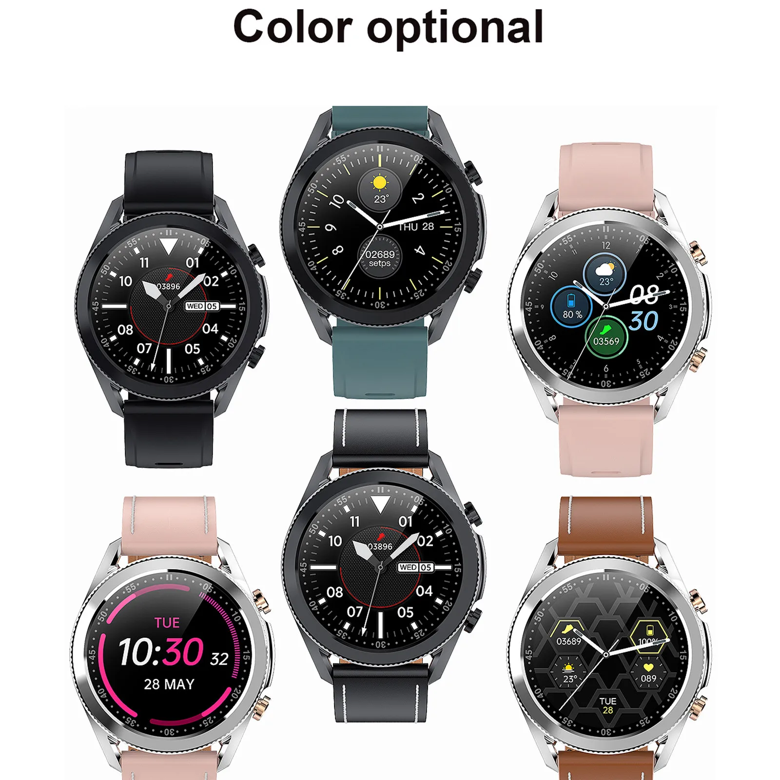 New Men Women Sports Smart Watch 1.3 Inch Bluetooth Call Fitness Heart Rate IP67 Waterproof Sports series Multifunctional Watch
New Men Women Sports Smart Watch 1.3 Inch Bluetooth Call Fitness Heart Rate IP67 Waterproof Sports series Multifunctional Watch
