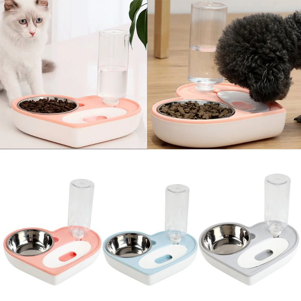 2 In 1 Pet Dog Cat Water Food Bowl Set Easy Clean Non Spill Detachable Automatic Water Dispenser and Stainless Steel Pet Bowl
2 In 1 Pet Dog Cat Water Food Bowl Set Easy Clean Non Spill Detachable Automatic Water Dispenser and Stainless Steel Pet Bowl