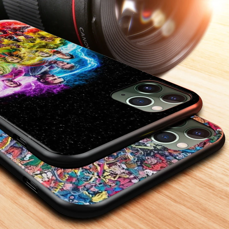Marvel Deadpool Iron Man for Apple iPhone 12 Mini 11 XS Pro Max X XR 8 7 6 6S Plus SE 5 5S Black Phone Case
Marvel Deadpool Iron Man for Apple iPhone 12 Mini 11 XS Pro Max X XR 8 7 6 6S Plus SE 5 5S Black Phone Case
