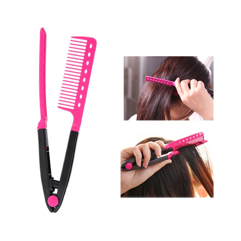V Shape Folding Hair Brush Hair Straightener Tangle Comb Salon Hairdressing Barber Hair Cutting Comb Hairbrush Styling Tool
V Shape Folding Hair Brush Hair Straightener Tangle Comb Salon Hairdressing Barber Hair Cutting Comb Hairbrush Styling Tool