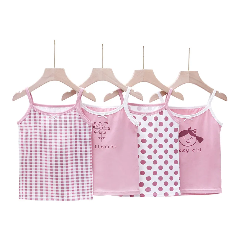 VIDMID 2021 summer new girls' vest suspender middle and small children's cotton Korean children's Vest 4095 05
VIDMID 2021 summer new girls' vest suspender middle and small children's cotton Korean children's Vest 4095 05