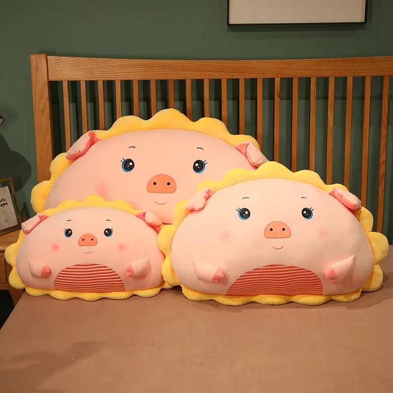 1pc 60/80cm Kawaii Sun Flower Pig Plush Toys Cartoon Semicircle PIG Sleep Pillow Cushion Stuffed Soft Dolls for Kids Girls Gifts
1pc 60/80cm Kawaii Sun Flower Pig Plush Toys Cartoon Semicircle PIG Sleep Pillow Cushion Stuffed Soft Dolls for Kids Girls Gifts