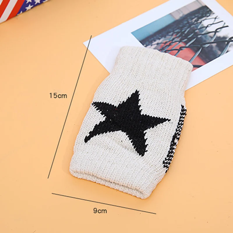Women's Winter Warm Knitted Fingerless Gloves Cartoon Five-pointed Star Pattern Screen Touching Thickened Gloves -MX8
Women's Winter Warm Knitted Fingerless Gloves Cartoon Five-pointed Star Pattern Screen Touching Thickened Gloves -MX8