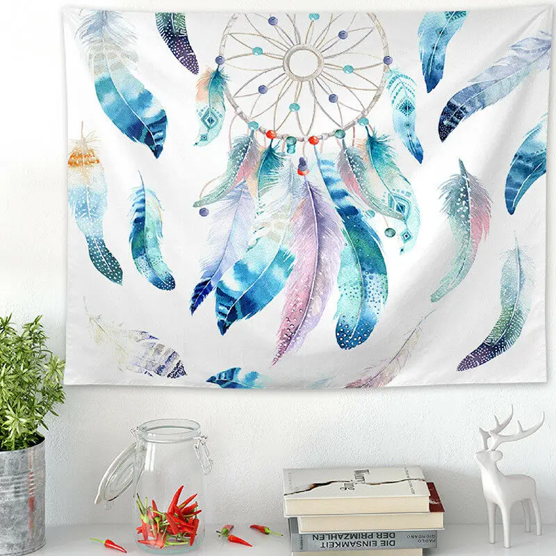 FFO Dreamcatcher Print Tapestry Indian Style Feathers Polyester Mandala Tapestries Wall Hanging Boho Decor Mystery Witchcraf
FFO Dreamcatcher Print Tapestry Indian Style Feathers Polyester Mandala Tapestries Wall Hanging Boho Decor Mystery Witchcraf