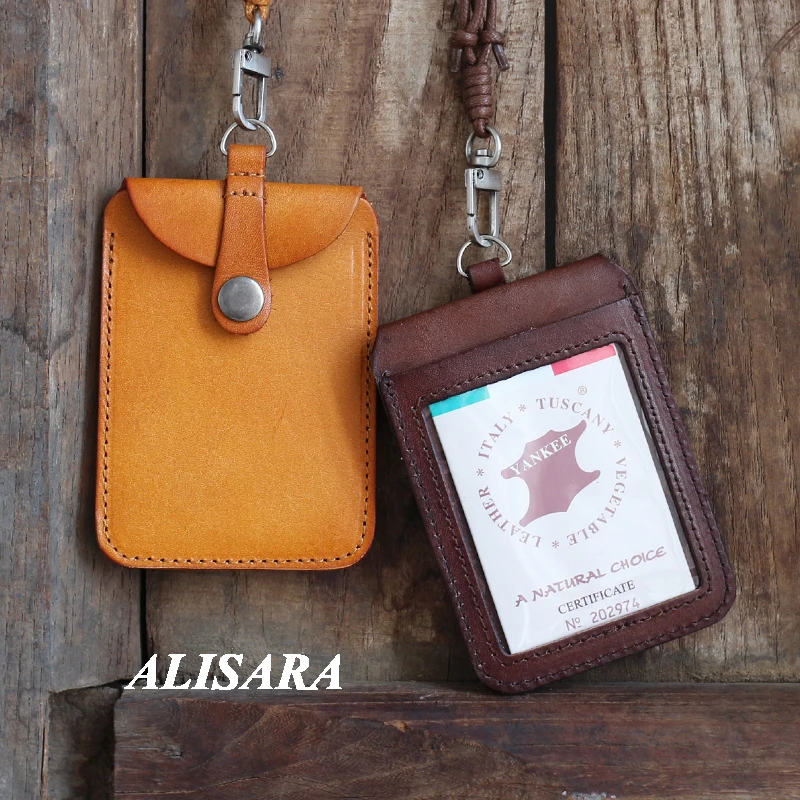 Japanese and Korean original vegetable tanned cowhide business card holder handmade hanging neck work card bag coin
Japanese and Korean original vegetable tanned cowhide business card holder handmade hanging neck work card bag coin