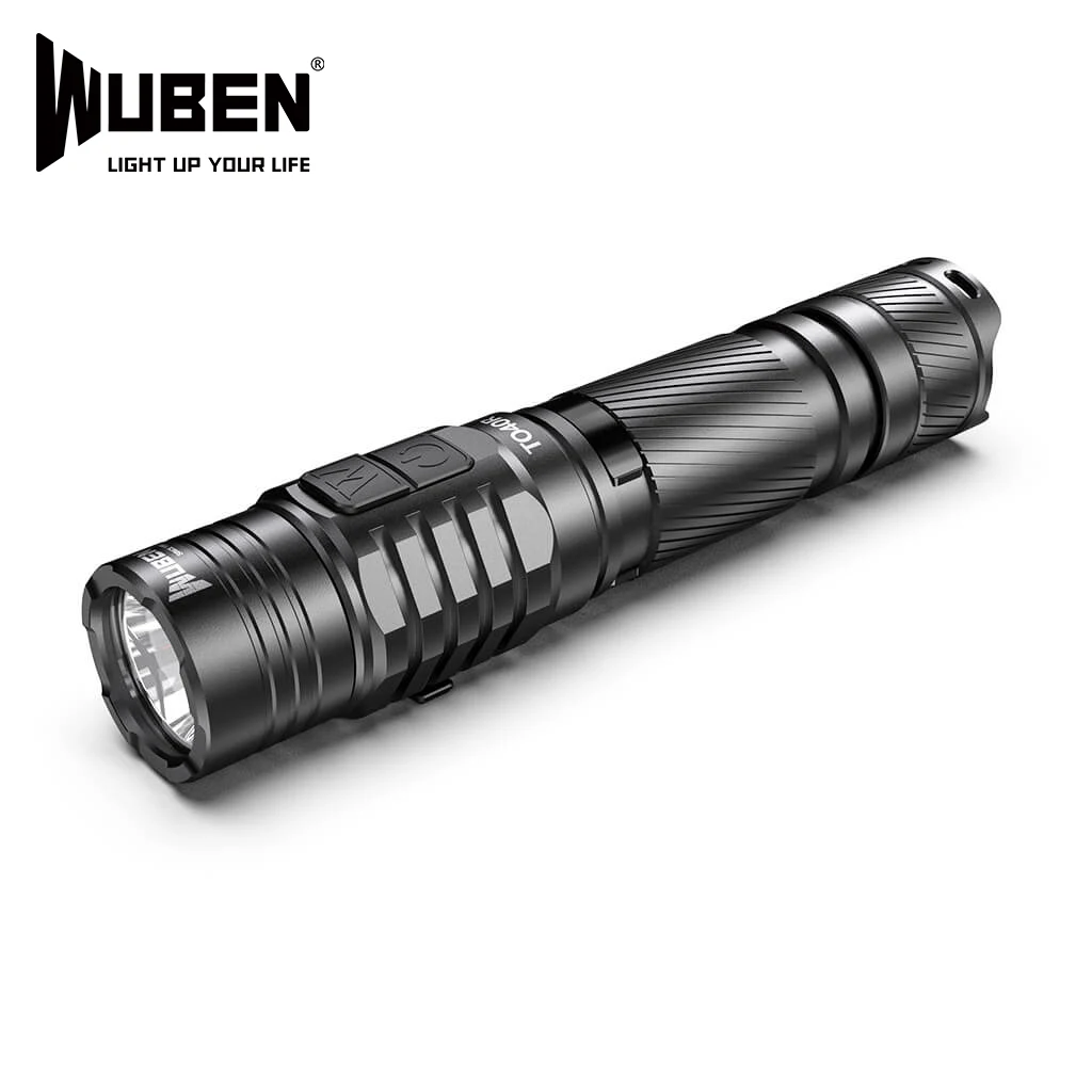 

WUBEN TO40R LED Flashlight 1200 Lumens CREE XP-L-V6 LED Bulbs USB Rechargeable Light IP68 Waterproof Torch