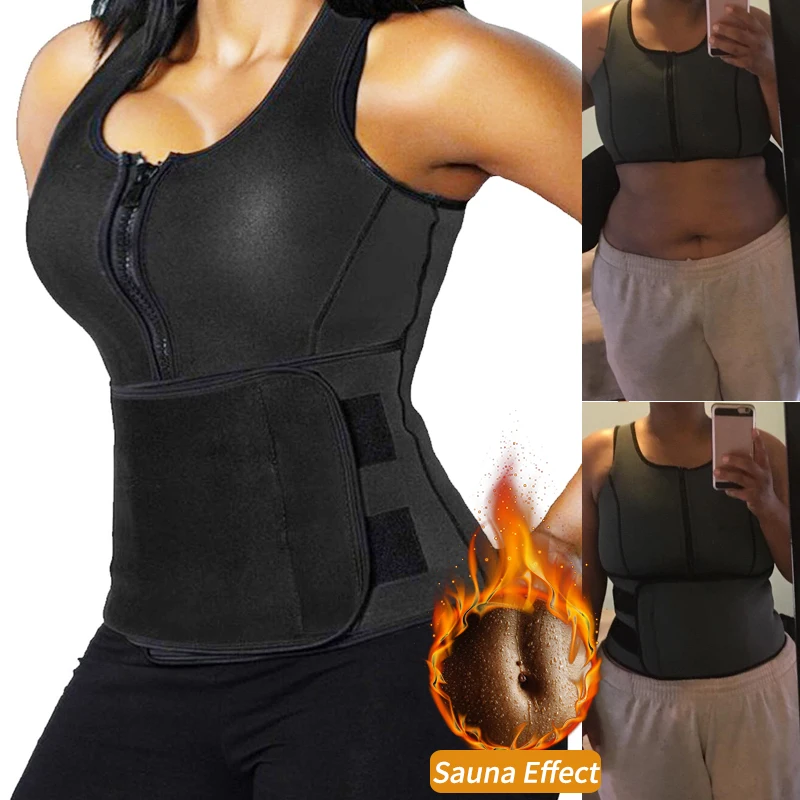 Women Waist Trainer Vest Slimming Corset Weight Loss Body Shaper Compression Shirts Sweat Sauna Suit Workout Tank Tops Shapewear
Women Waist Trainer Vest Slimming Corset Weight Loss Body Shaper Compression Shirts Sweat Sauna Suit Workout Tank Tops Shapewear
