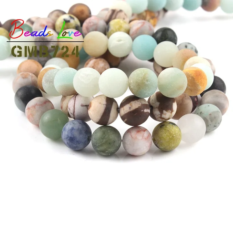 4MM-12MM Natural Stone Beads Dull Polish Matte Agates Jaspers Round Beads for Needlework Jewelry Making Diy Bracelet Accessories
4MM-12MM Natural Stone Beads Dull Polish Matte Agates Jaspers Round Beads for Needlework Jewelry Making Diy Bracelet Accessories
