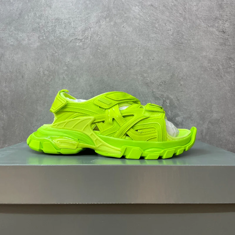 2021 Spring Summer Fashion Catwalk Couple Shoes Muffin Thick-Soled Velcro Platform Open Toe Sandals Luxury Casual Dad Sandals
2021 Spring Summer Fashion Catwalk Couple Shoes Muffin Thick-Soled Velcro Platform Open Toe Sandals Luxury Casual Dad Sandals