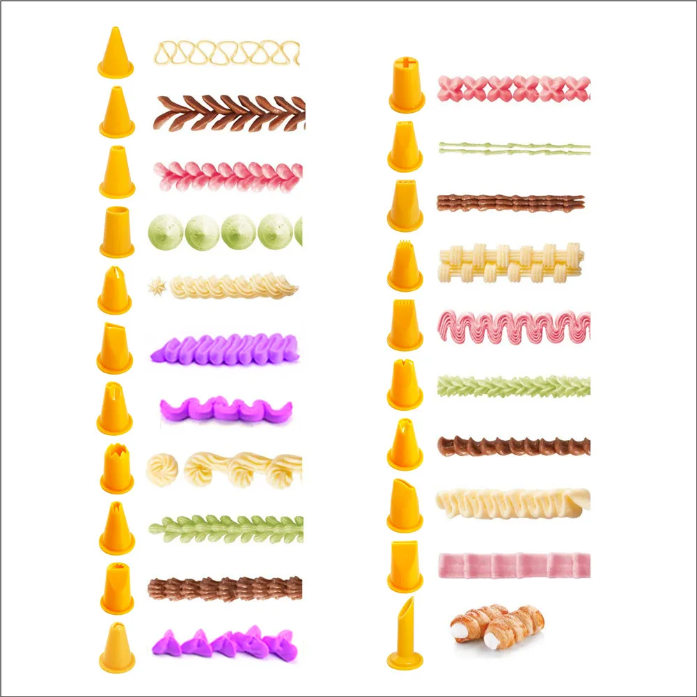 Kitchen Accessories 30pcs Cake Decorating Kit Piping Tips Set For Cupcake Baking Tools Decoration Bakeware Flower Tool
Kitchen Accessories 30pcs Cake Decorating Kit Piping Tips Set For Cupcake Baking Tools Decoration Bakeware Flower Tool