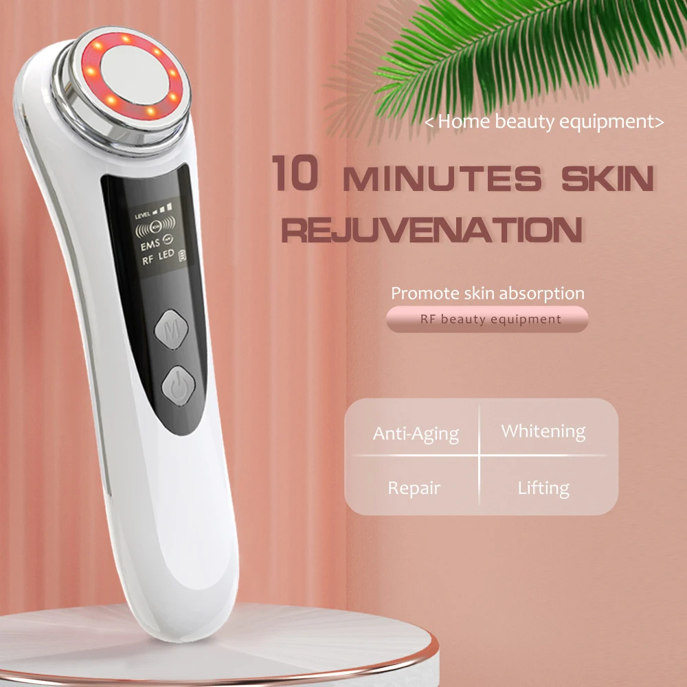 EMS LED Photon Rejuvenation Massager Radio Frequency Beauty Devices Skin Care RF Lifting Machine for Face Home Spa
EMS LED Photon Rejuvenation Massager Radio Frequency Beauty Devices Skin Care RF Lifting Machine for Face Home Spa
