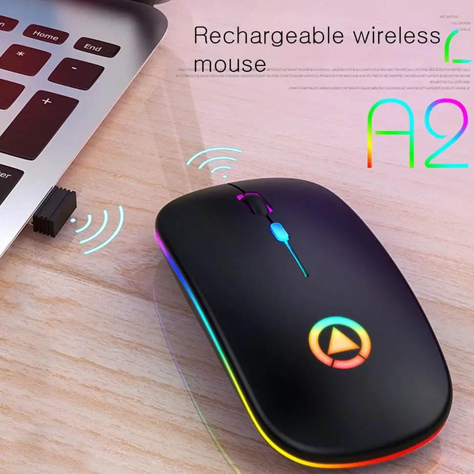 2.4GHz Rechargable Silent Wireless Mouse With LED Backlight Ergonomic Design for Office and Gaming 1600 DPI Optical Tracking
2.4GHz Rechargable Silent Wireless Mouse With LED Backlight Ergonomic Design for Office and Gaming 1600 DPI Optical Tracking