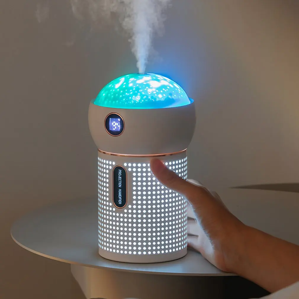 USB Rechargeable Projection Light Air Humidifier Aromatherapy Diffuser with LED Projector Lamp 2000mAh Battery Car Humidificador
USB Rechargeable Projection Light Air Humidifier Aromatherapy Diffuser with LED Projector Lamp 2000mAh Battery Car Humidificador