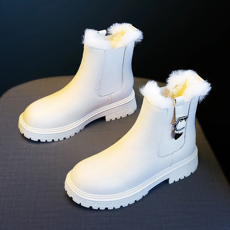 Snow Boots Women New Winter Plus Velvet Thick Warm Platform Cotton Shoes Woman Slip on Chelsea Short Ankle Boot Botas De Mujer
Snow Boots Women New Winter Plus Velvet Thick Warm Platform Cotton Shoes Woman Slip on Chelsea Short Ankle Boot Botas De Mujer