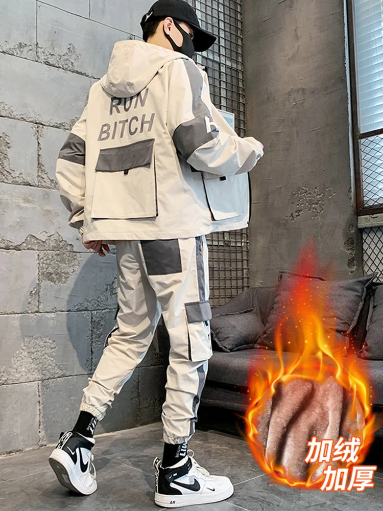 Winter Casual Fashion Sweatsuits Tracksuit Men Set Hoodie And Pants Men Sweat Suits Track Jacket Sportwear Hommes Coat JJ60NT
Winter Casual Fashion Sweatsuits Tracksuit Men Set Hoodie And Pants Men Sweat Suits Track Jacket Sportwear Hommes Coat JJ60NT