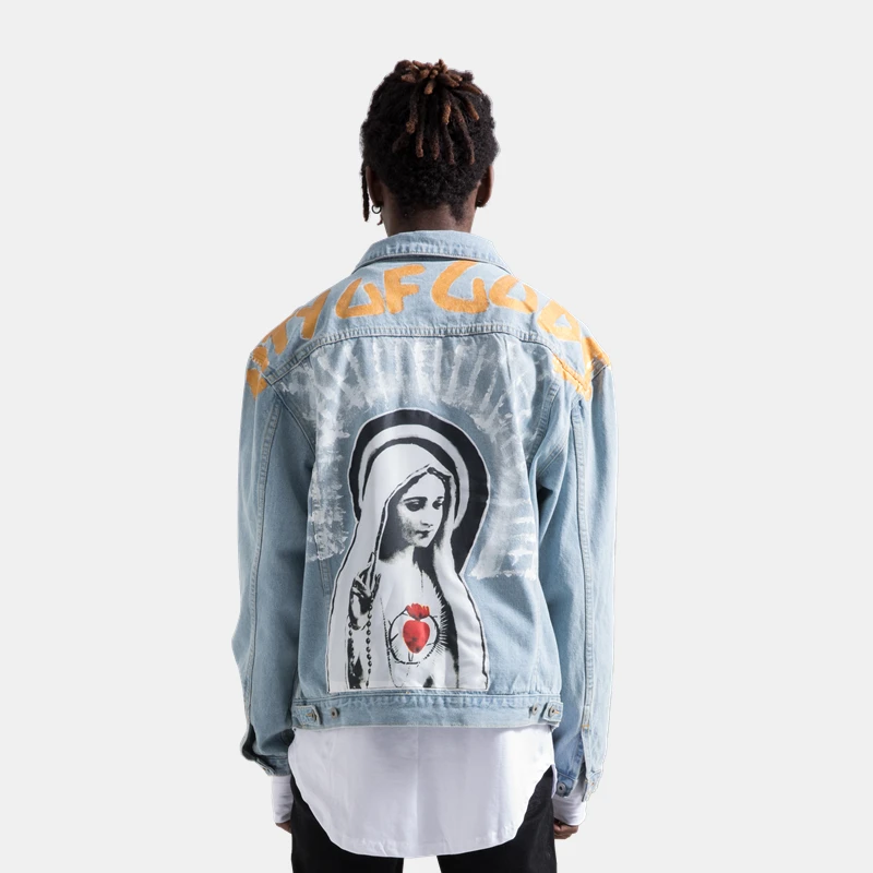 2019 Autumn Hip Hop Denim Jacket Men Print Jeans Jackets Streetwear Fashion Casual Cotton Coat Male
2019 Autumn Hip Hop Denim Jacket Men Print Jeans Jackets Streetwear Fashion Casual Cotton Coat Male