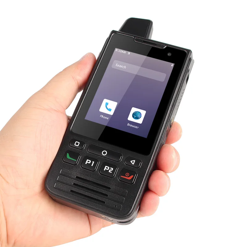 UNIWA F60 2 8 &quot4G мобильный телефон IP68 водонепроницаемый Walkie Talkie Android 9 0 NFC Смартфон с PTT