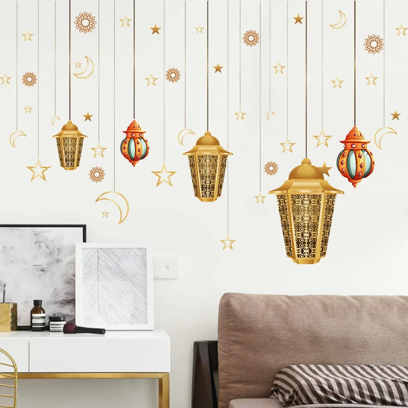 Personalized Golden Chandelier Wall Sticker Moon Stars Vinyl Stickers for Kids Bedroom Decoration Decals Living Room Decor
Personalized Golden Chandelier Wall Sticker Moon Stars Vinyl Stickers for Kids Bedroom Decoration Decals Living Room Decor