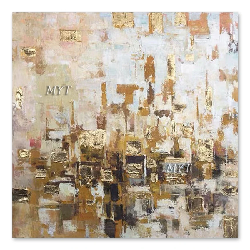 No Framed Hand Painted 100% Hand-Painted Latest Design Abstract Gold Textured Oil Painting On Canvas Wall Decor Art Wall Pictu
No Framed Hand Painted 100% Hand-Painted Latest Design Abstract Gold Textured Oil Painting On Canvas Wall Decor Art Wall Pictu