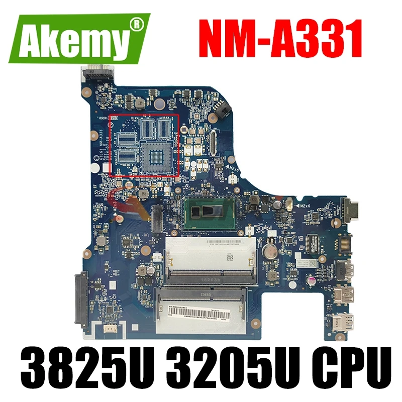 NM-A331 для Lenovo B70-80 G70-80 Z70-80 Z70-70 G70-70 B70-70 Ноутбук Материнская плата Intel Pentium 3825U 3205U процессор 100% тесты работы
NM-A331 для Lenovo B70-80 G70-80 Z70-80 Z70-70 G70-70 B70-70 Ноутбук Материнская плата Intel Pentium 3825U 3205U процессор 100% тесты работы