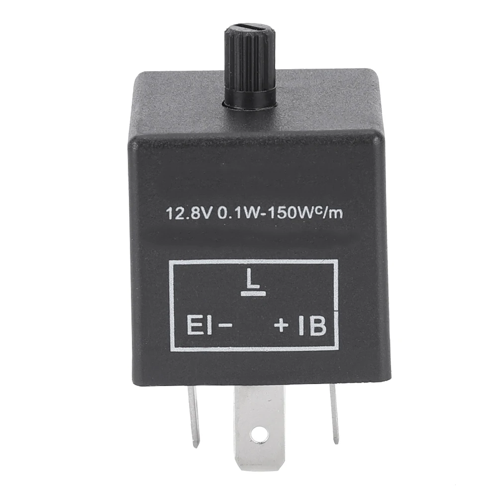 CF14KT Universal 3 Pins 12.8V 0.1W-150W Adjustable LED Turn Light Flasher Flash Relay for Car
CF14KT Universal 3 Pins 12.8V 0.1W-150W Adjustable LED Turn Light Flasher Flash Relay for Car