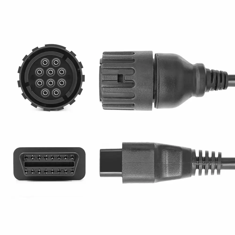 Для BMW ICOM D кабель OBD 10Pin для мотоциклов OBD2 16Pin адаптер OBDII Диагностический Кабель iCOM