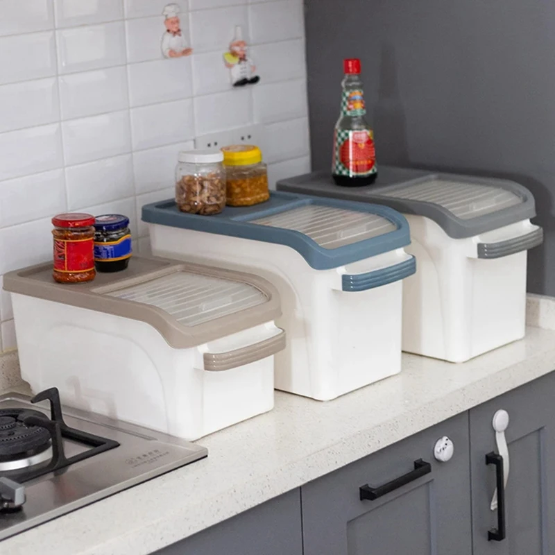 15Kg Rice Storage Box Grain Cereal Dispenser Flip Lid Food Organizer Container Rice Container Portable Organizer
15Kg Rice Storage Box Grain Cereal Dispenser Flip Lid Food Organizer Container Rice Container Portable Organizer
