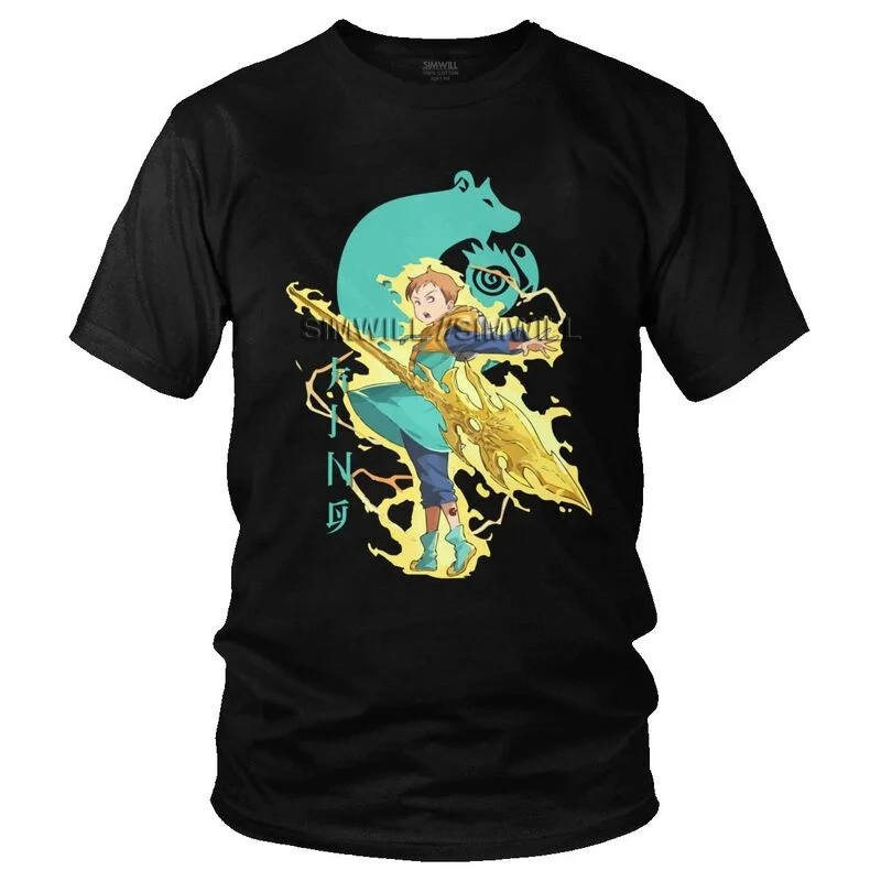 The Seven Deadly Sins King The Sloth Sin Tshirt Men Fashion Tees Top Cotton T Shirts Short Sleeve Nanatsu No Taizai T-shirt
The Seven Deadly Sins King The Sloth Sin Tshirt Men Fashion Tees Top Cotton T Shirts Short Sleeve Nanatsu No Taizai T-shirt