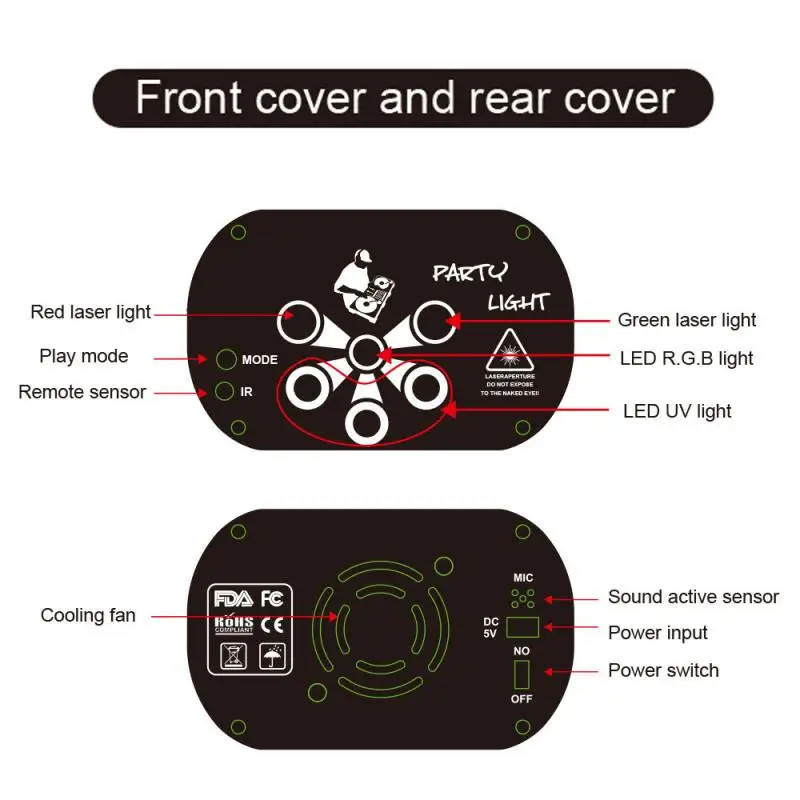 UV Mini Stage Light New Strange Projection Light LED Dream Rotating Flash Music Led Disco Party Projector 2020 NEW
UV Mini Stage Light New Strange Projection Light LED Dream Rotating Flash Music Led Disco Party Projector 2020 NEW
