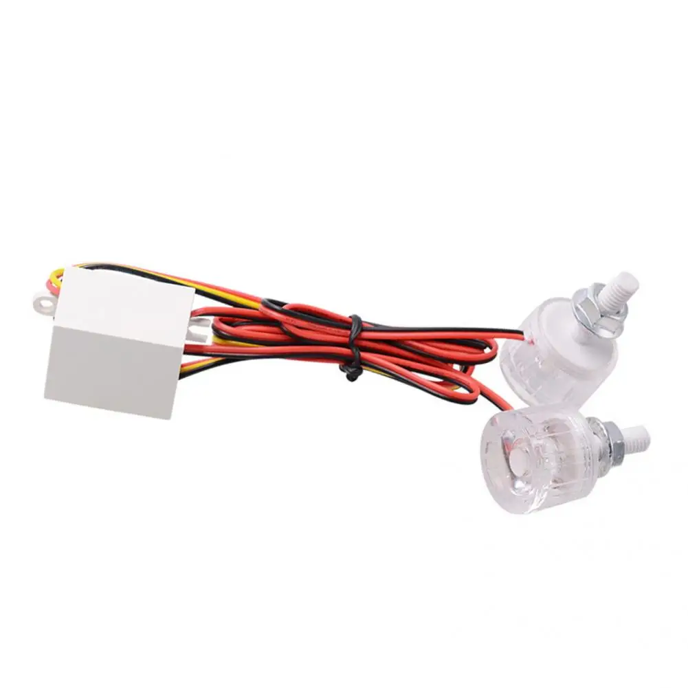 Portable 2Pcs Unique 12V-85V High Brightness Brake Tail Lamps Red Blue Lights Brake Tail Lights Reliable for Scooters
Portable 2Pcs Unique 12V-85V High Brightness Brake Tail Lamps Red Blue Lights Brake Tail Lights Reliable for Scooters