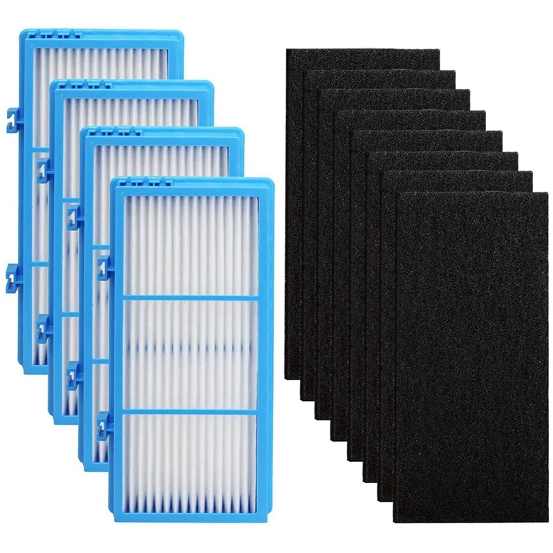 Replacement Filters for Holmes AER1 HAPF30AT HAP242-NUC HEPA Type Total Air Filter, 4 HEPA + 8 Carbon Booster Filters
Replacement Filters for Holmes AER1 HAPF30AT HAP242-NUC HEPA Type Total Air Filter, 4 HEPA + 8 Carbon Booster Filters
