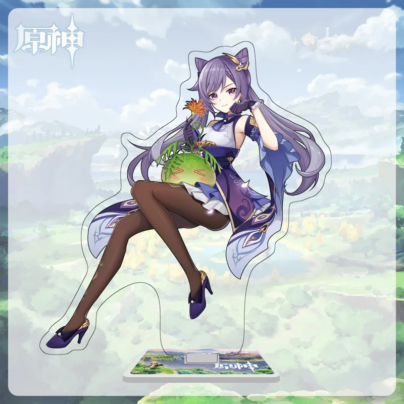New Genshin Impact Childe Zhongli Xinyan DIona Paimon Keli Косплей Персонаж стенд Kawaii аксессуары для