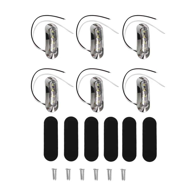 Marine Boat Light Cockpit Decoration Light Boat Navigation Light for Boat Yacht Fishing Pontoon Kayak 12V 24V 6Pcs 
Marine Boat Light Cockpit Decoration Light Boat Navigation Light for Boat Yacht Fishing Pontoon Kayak 12V 24V 6Pcs