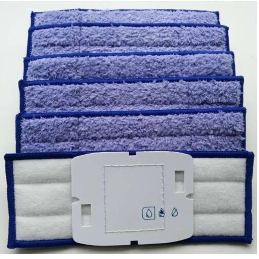 6 Pcs Washable Mopping Mat Microfiber Pads Suitable For IRobot 240,250 Washable For Hard Floor Carpet Pet Hair House Cleaning
6 Pcs Washable Mopping Mat Microfiber Pads Suitable For IRobot 240,250 Washable For Hard Floor Carpet Pet Hair House Cleaning