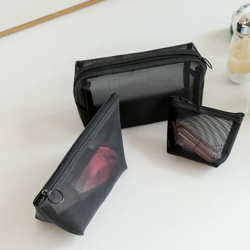 1PCS Women Men Necessary Cosmetic Bag Transparent Travel Organizer Fashion Small Large Black Toiletry Bags Makeup Pouch
1PCS Women Men Necessary Cosmetic Bag Transparent Travel Organizer Fashion Small Large Black Toiletry Bags Makeup Pouch