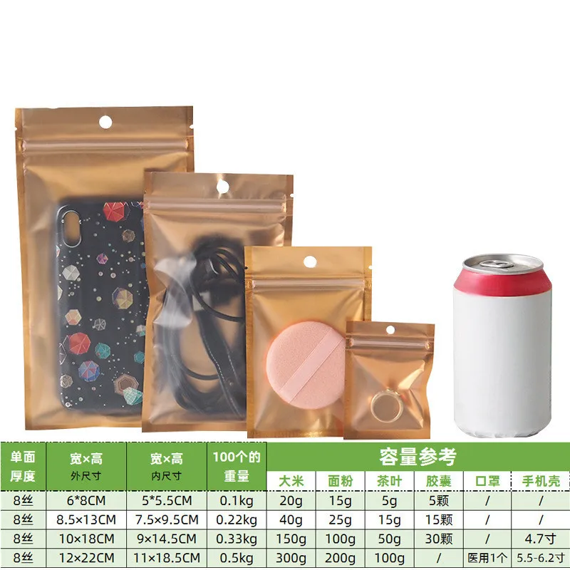 100Pcs/lot Color Transparent Plastic Thicken Ziplock Sealed Reusable Bags Candy Biscuit Food Packaging Party Gift Packing
100Pcs/lot Color Transparent Plastic Thicken Ziplock Sealed Reusable Bags Candy Biscuit Food Packaging Party Gift Packing