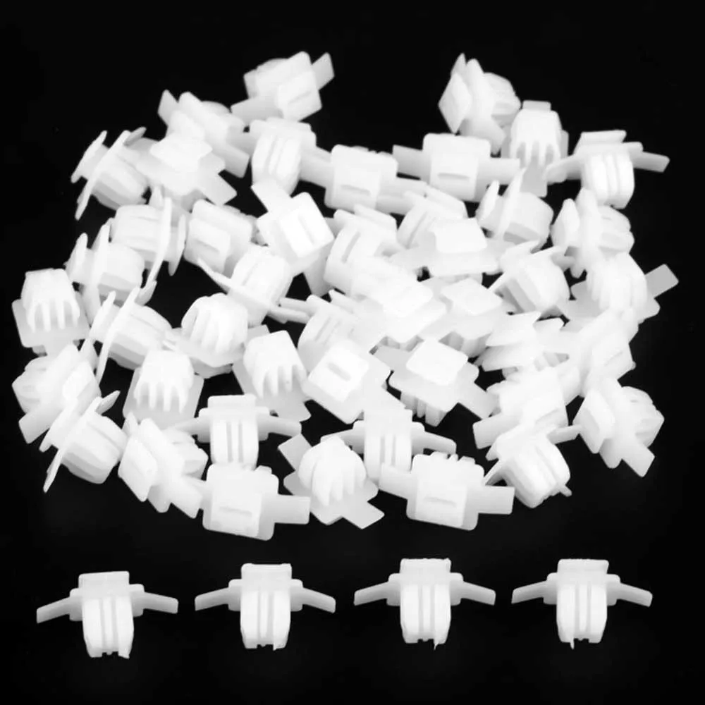 50Pcs Square White Auto Bumper Fastener Rivet Retainer Push Car Cover Fender Car Door Clamp Panel Clip Auto Plastic Fasteners
50Pcs Square White Auto Bumper Fastener Rivet Retainer Push Car Cover Fender Car Door Clamp Panel Clip Auto Plastic Fasteners
