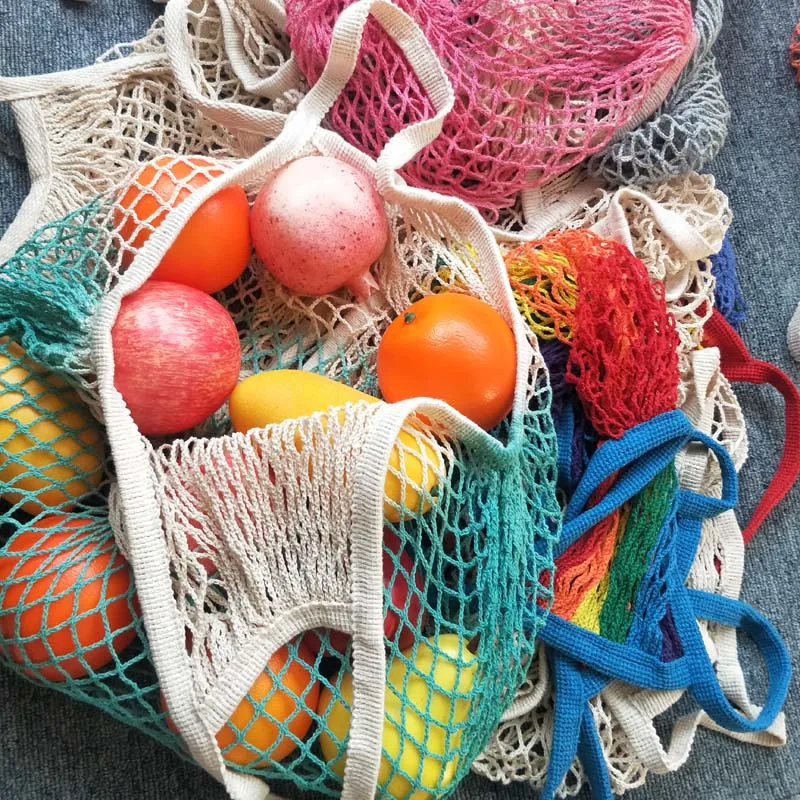 Portable Reusable Grocery Bags for Fruit Vegetable Bag Cotton Mesh String Organizer Handbag Short Handle Net Shopping Bags Tote
Portable Reusable Grocery Bags for Fruit Vegetable Bag Cotton Mesh String Organizer Handbag Short Handle Net Shopping Bags Tote