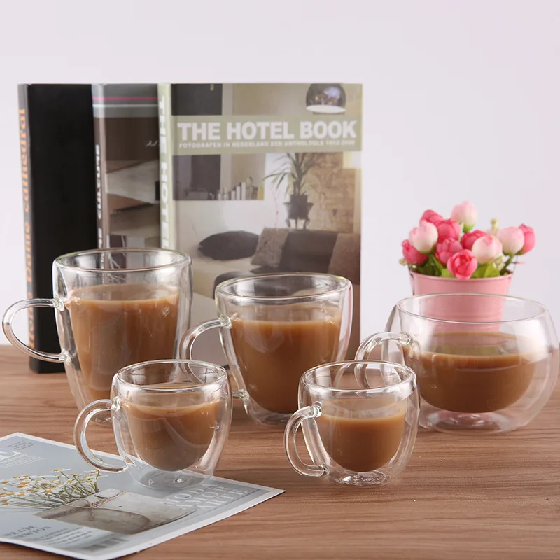 Creative Double Wall Glass Handle Mug Transparent Coffee Mug Heat Resistant Wine Mug Drinkware Tumbler Cups Handmade Beer Cup
Creative Double Wall Glass Handle Mug Transparent Coffee Mug Heat Resistant Wine Mug Drinkware Tumbler Cups Handmade Beer Cup