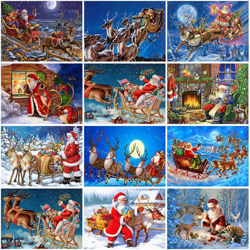 DIY Santa Claus 5D Diamond Painting Full Square Drill Cartoon Diamond Embroidery Cross Stitch Wall Art Christmas Gift Home Decor
DIY Santa Claus 5D Diamond Painting Full Square Drill Cartoon Diamond Embroidery Cross Stitch Wall Art Christmas Gift Home Decor