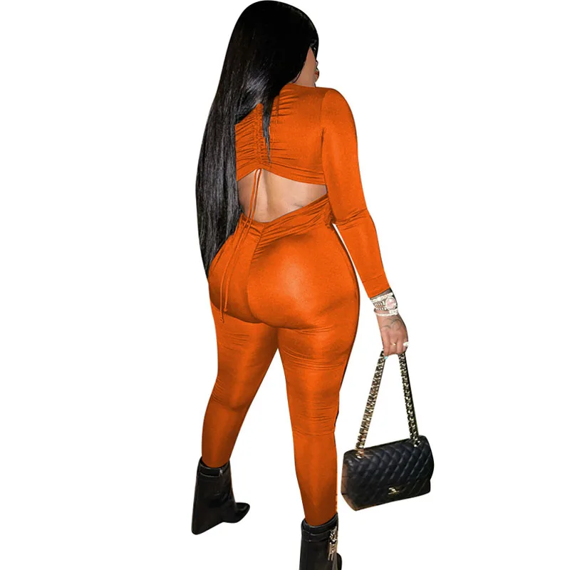 Basic Bodycon Jumpsuit For Women Clothing Casual Orange Fitness Rompers 2022 Playsuit Activity Streetwear Overalls Clothes
Basic Bodycon Jumpsuit For Women Clothing Casual Orange Fitness Rompers 2022 Playsuit Activity Streetwear Overalls Clothes
