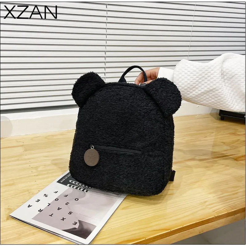 Portable Children Travel Shopping Rucksacks Casual Winter Lamb Fleece Women's Backpack Cute Bear Shaped Shoulder Backpacks
Portable Children Travel Shopping Rucksacks Casual Winter Lamb Fleece Women's Backpack Cute Bear Shaped Shoulder Backpacks