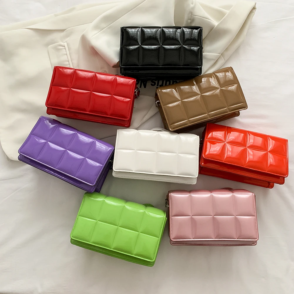 Fashion Women's Bag Checker Pattern Shoulder Crossbody Female Bag Casual Ladies Solid Color PU Leather Small Shopper Handbags
Fashion Women's Bag Checker Pattern Shoulder Crossbody Female Bag Casual Ladies Solid Color PU Leather Small Shopper Handbags