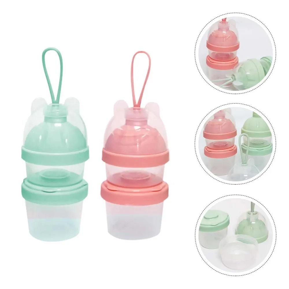 2 Sets Powder Box Double Layer Storage Case Baby Formula Dispenser
2 Sets Powder Box Double Layer Storage Case Baby Formula Dispenser