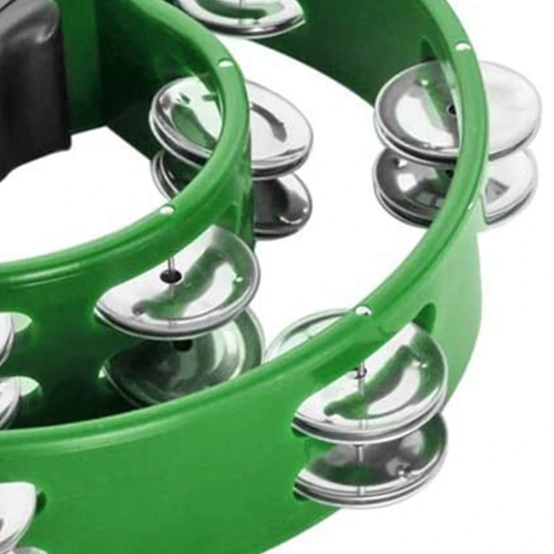 2 Pcs Half Moon Musical Tambourine,Double Row Metal Jingles Hand Held Percussion Drum,Kids with Ergonomic Handle Grip
2 Pcs Half Moon Musical Tambourine,Double Row Metal Jingles Hand Held Percussion Drum,Kids with Ergonomic Handle Grip