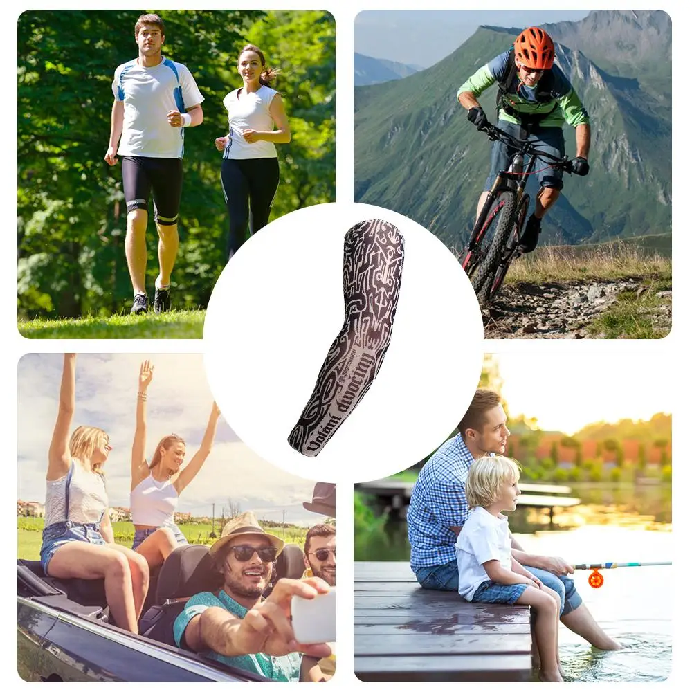 Sports Arm Sleeves Tattoo Sleeve Muscle Pulling High-Elastic 1 Pcs Warmer Cycling Venting Arm Sleeves Elbow Protector
Sports Arm Sleeves Tattoo Sleeve Muscle Pulling High-Elastic 1 Pcs Warmer Cycling Venting Arm Sleeves Elbow Protector
