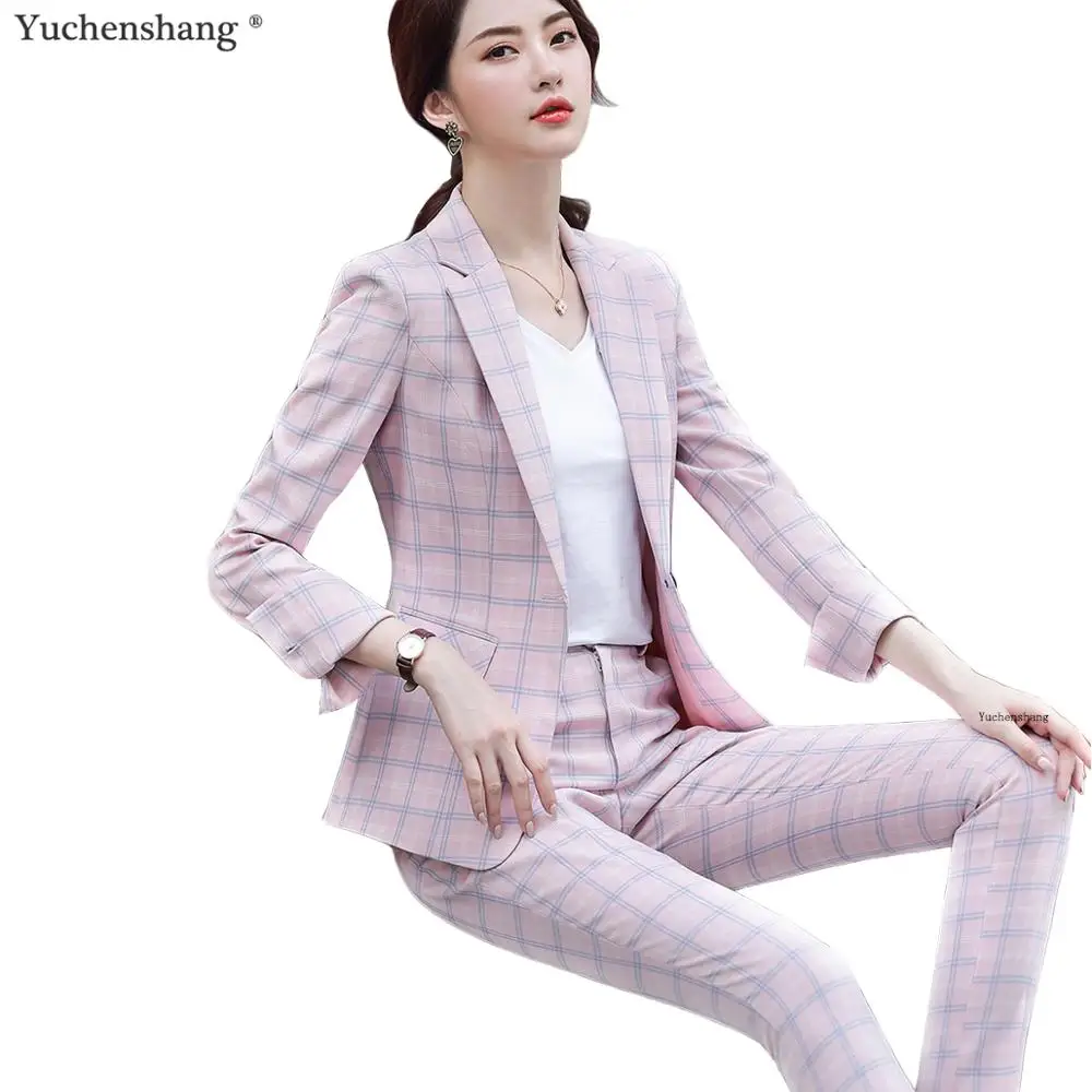 Женский клетчатый брючный костюм, повседневный облегающий пиджак и брюки, комплект из 2 предметов, розовый, абрикосовый, с рисунком, на лето, ...
Женский клетчатый брючный костюм, повседневный облегающий пиджак и брюки, комплект из 2 предметов, розовый, абрикосовый, с рисунком, на лето, ...