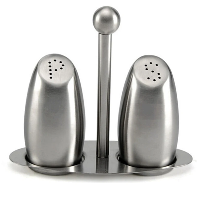 Stainless Steel Condiment Tank Salt Pepper Shaker Seasoning Set Bottle Kitchen Jar Kitchen Supplies
Stainless Steel Condiment Tank Salt Pepper Shaker Seasoning Set Bottle Kitchen Jar Kitchen Supplies