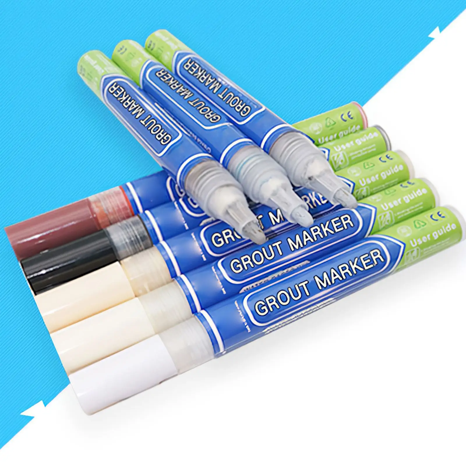 8Pcs Bathroom Tile Gap Repair Pen Special Beauty Seam Tile Floor Tile Repair Pen Anti Mould White Grout Marker Household Tool
8Pcs Bathroom Tile Gap Repair Pen Special Beauty Seam Tile Floor Tile Repair Pen Anti Mould White Grout Marker Household Tool